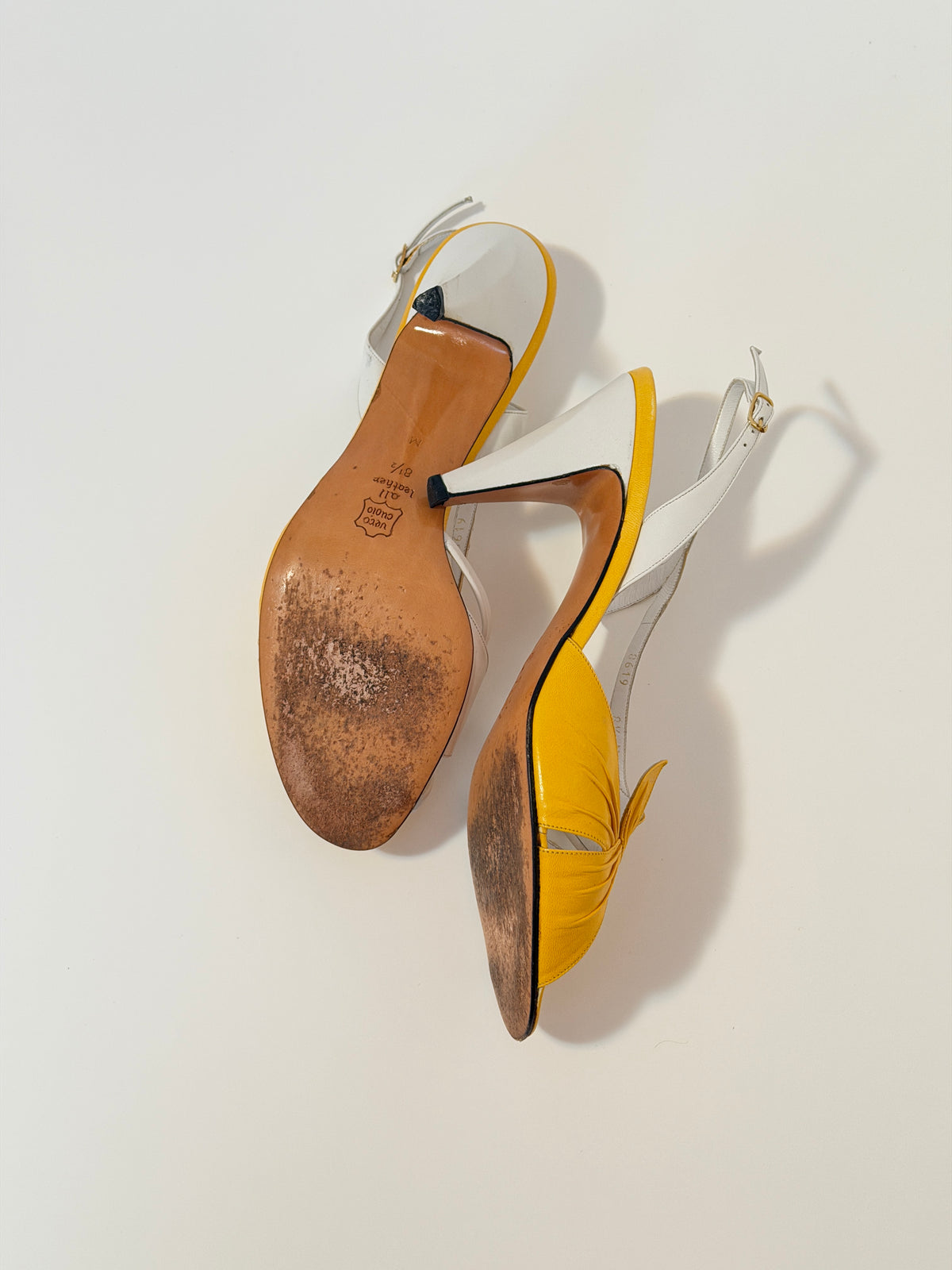 Bally leather slingbacks - size 8.5