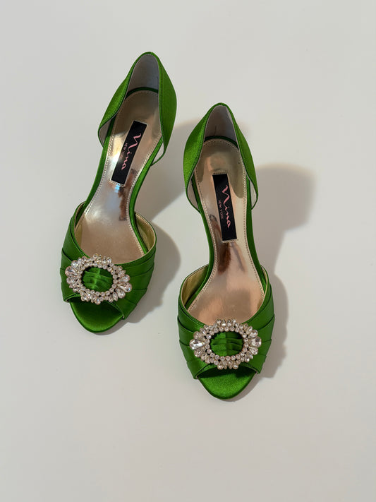 Nina apple green d'orsay pumps size 6.5