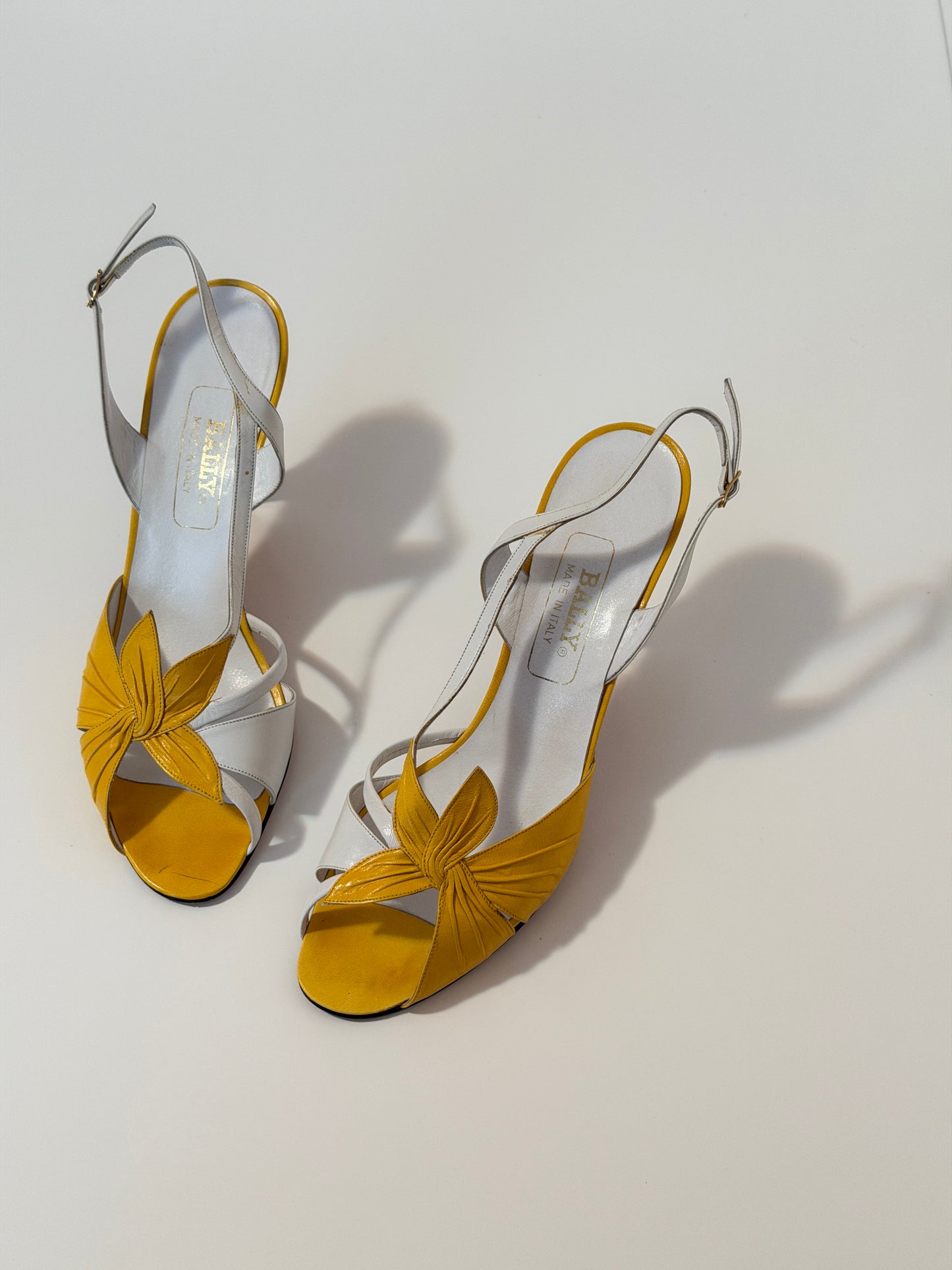 Bally daffodil slingbacks - size 8.5