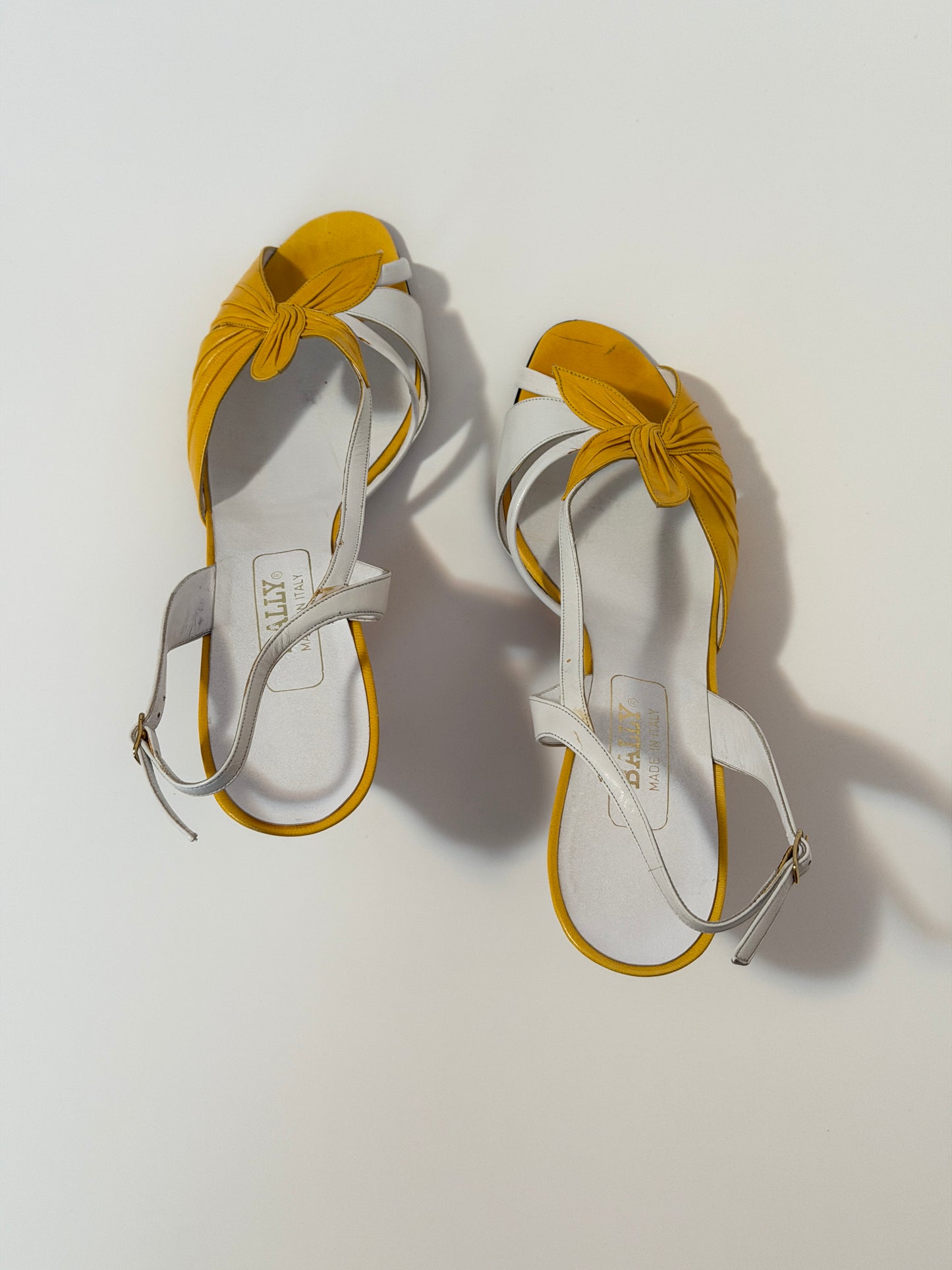 Bally daffodil slingbacks - size 8.5