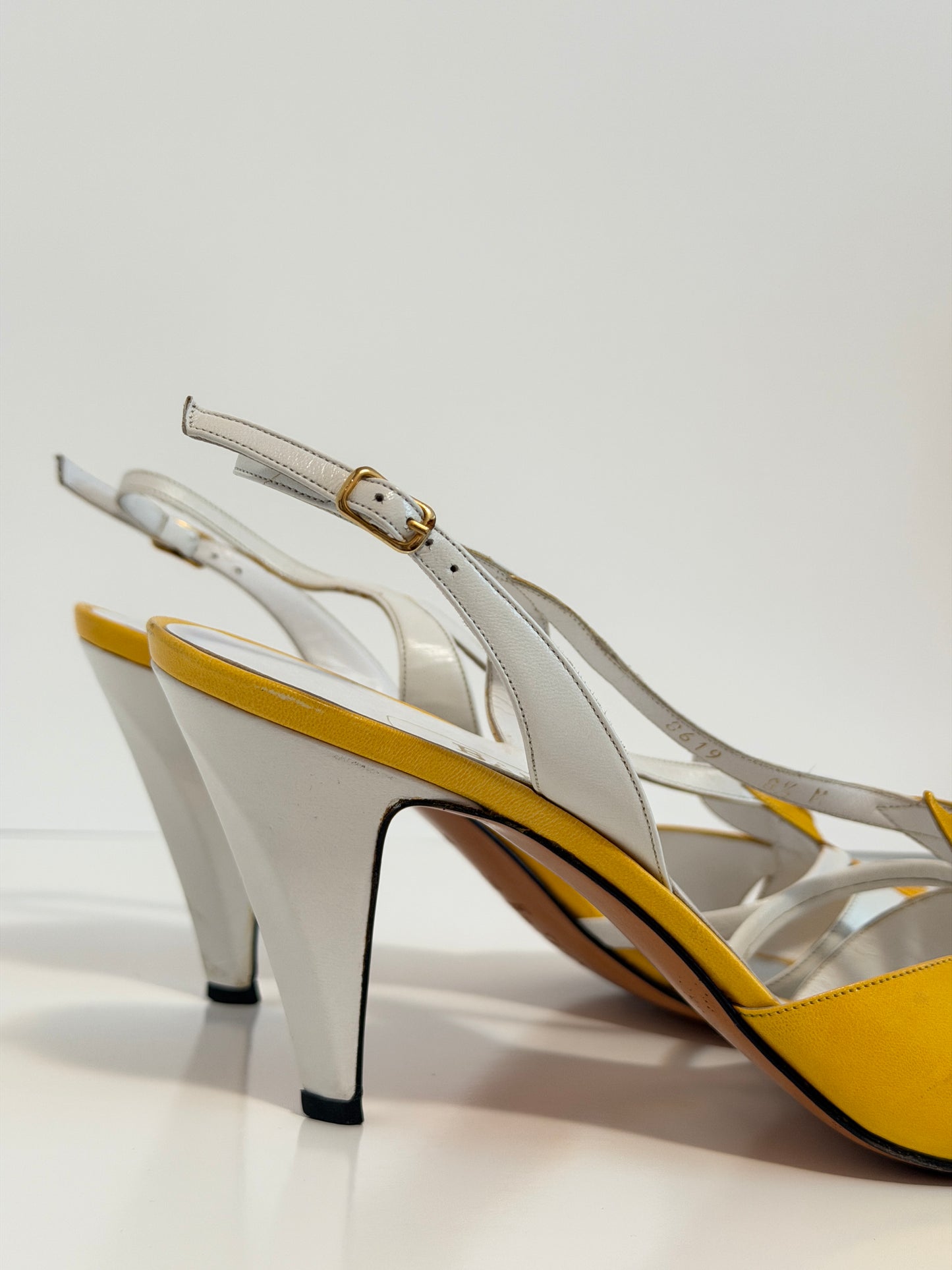 Bally daffodil slingbacks - size 8.5