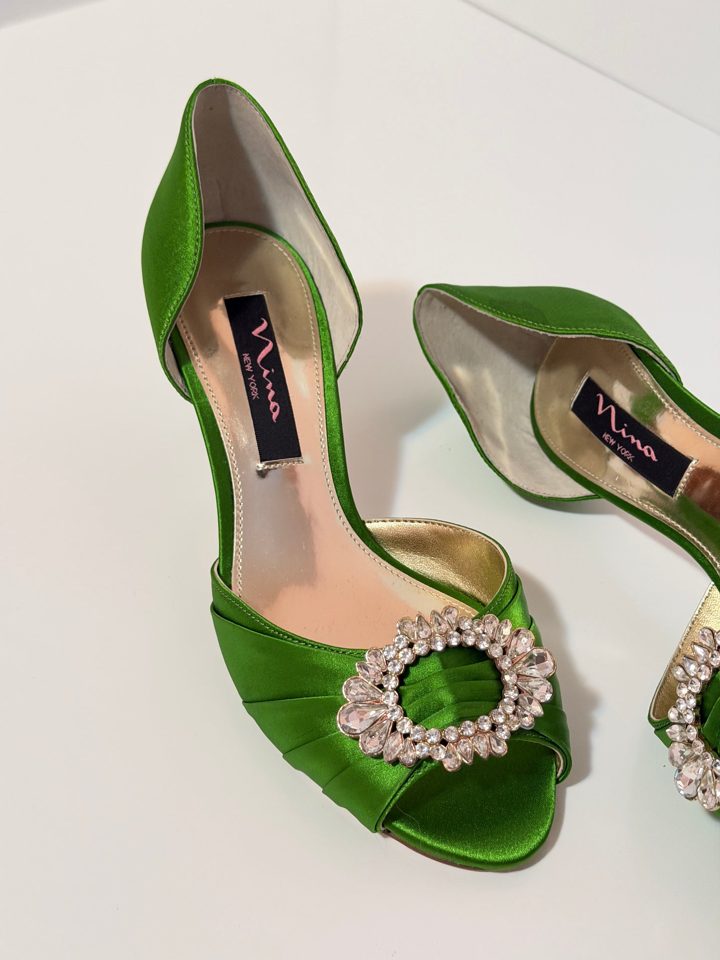Nina apple green d'orsay pumps - size 6.5