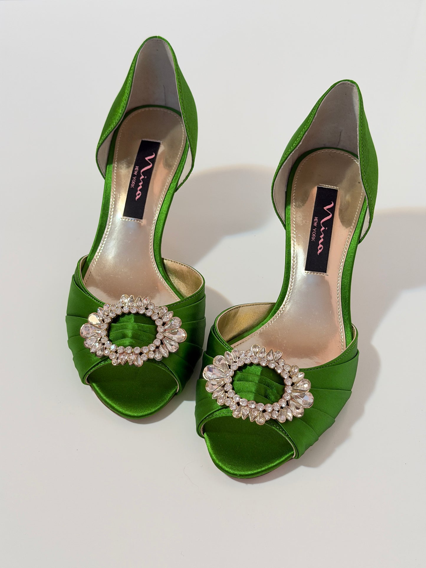 Nina apple green d'orsay pumps - size 6.5