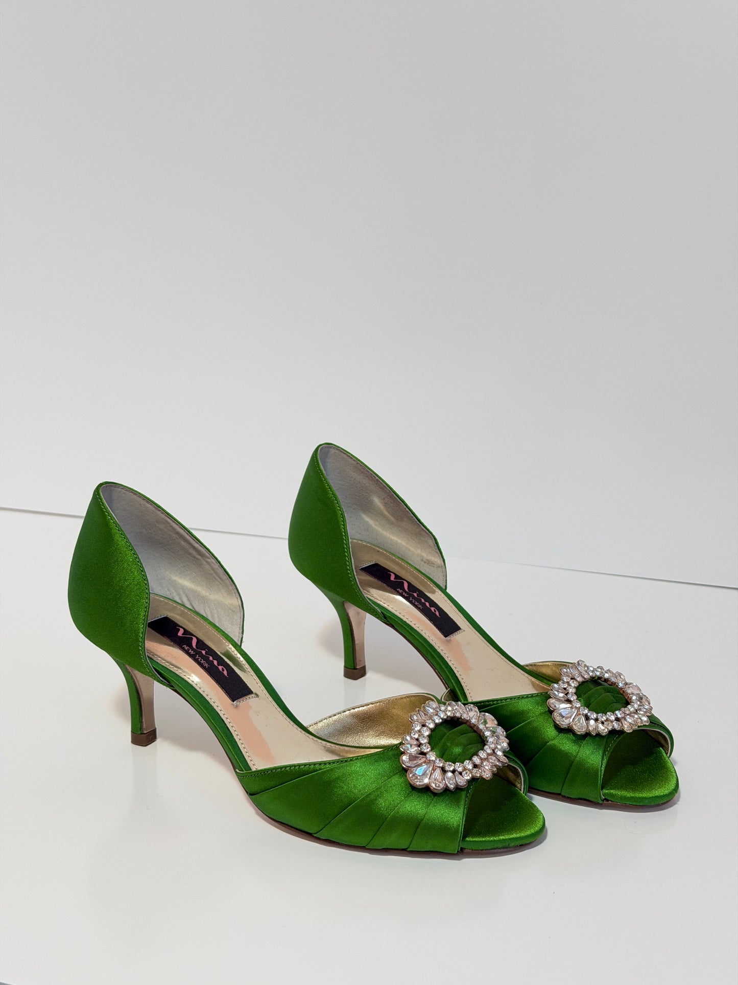Nina apple green d'orsay pumps - size 6.5