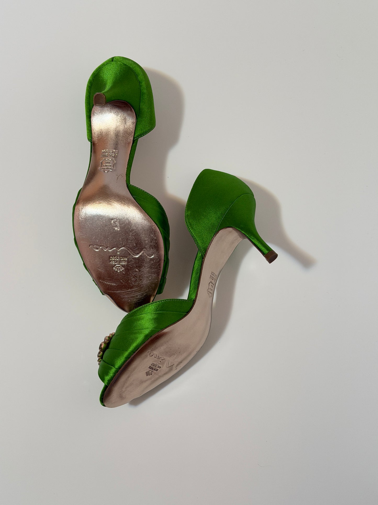 Nina apple green d'orsay pumps - size 6.5