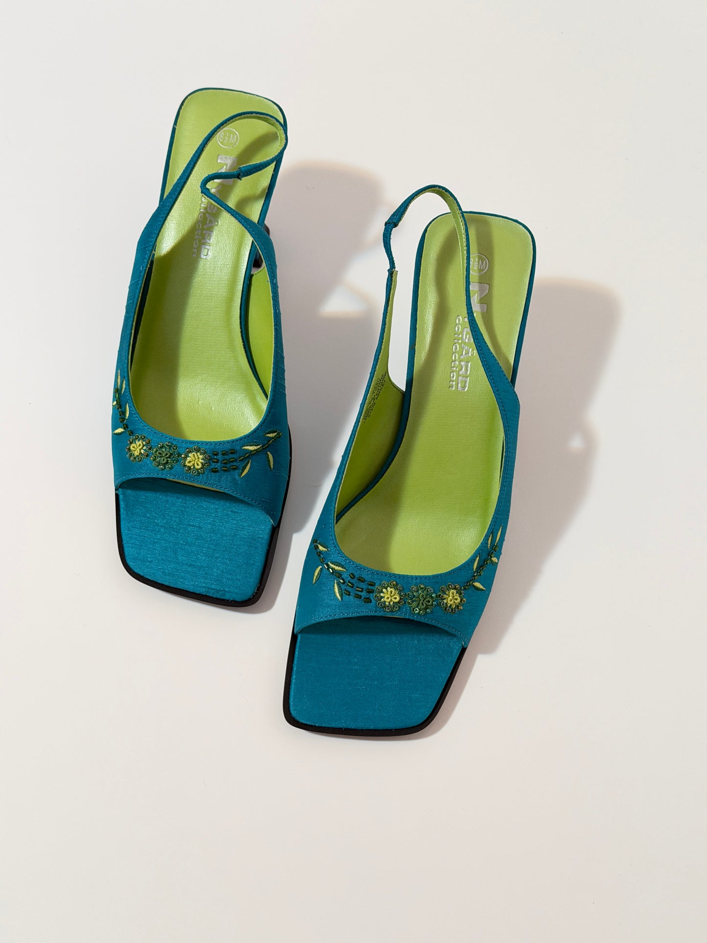 Nygard Amalfi Coast turquoise beaded sandals - size 8.5