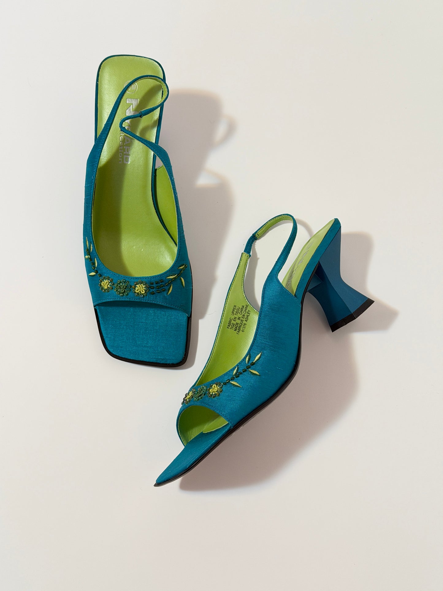 Nygard Amalfi Coast turquoise beaded sandals - size 8.5