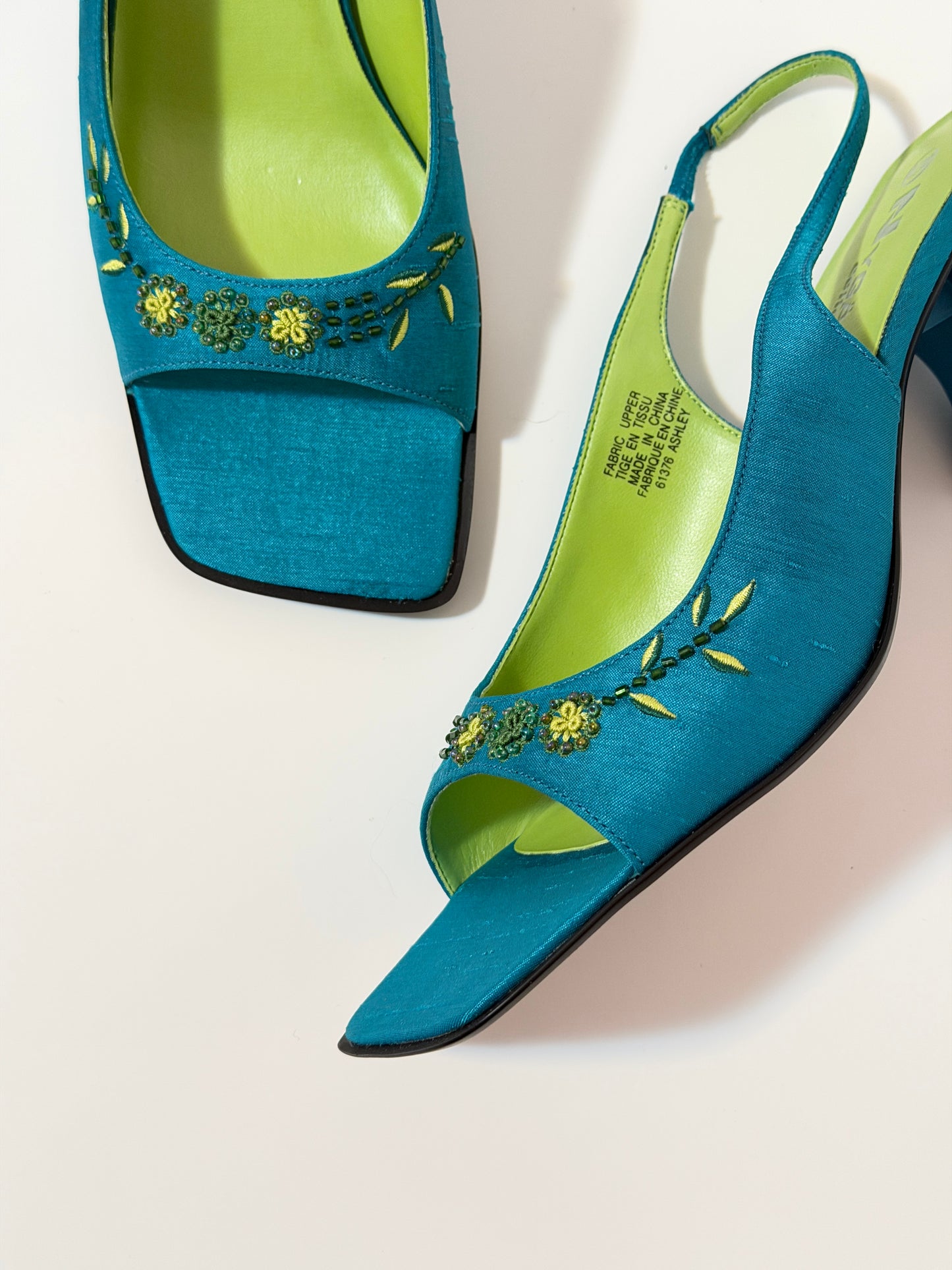 Nygard Amalfi Coast turquoise beaded sandals - size 8.5