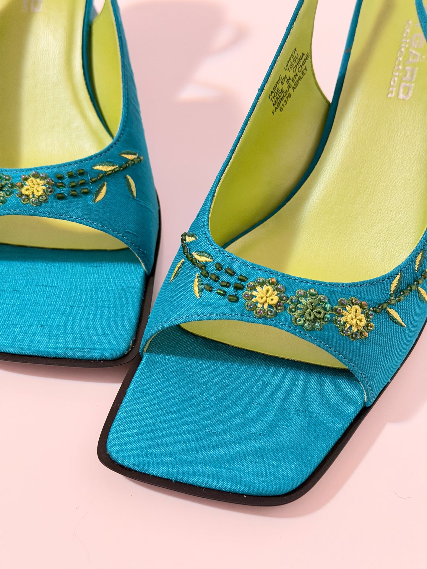 Nygard Amalfi Coast turquoise beaded sandals - size 8.5