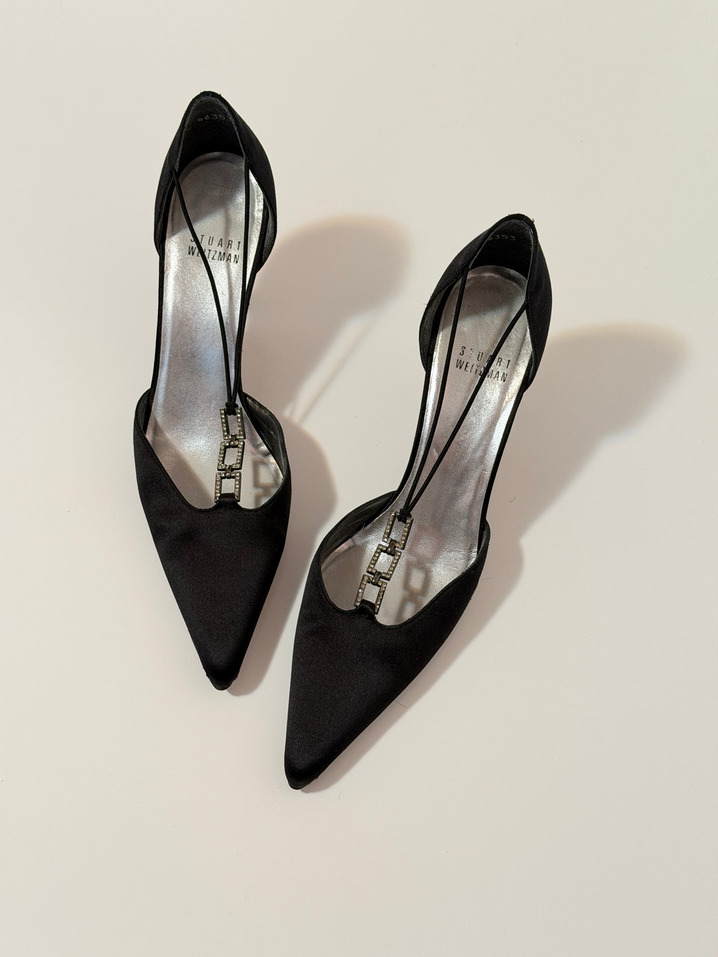 Stuart Weitzman 90's satin heels - size 8