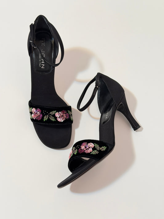 St. John velvet sandals - size 8.5