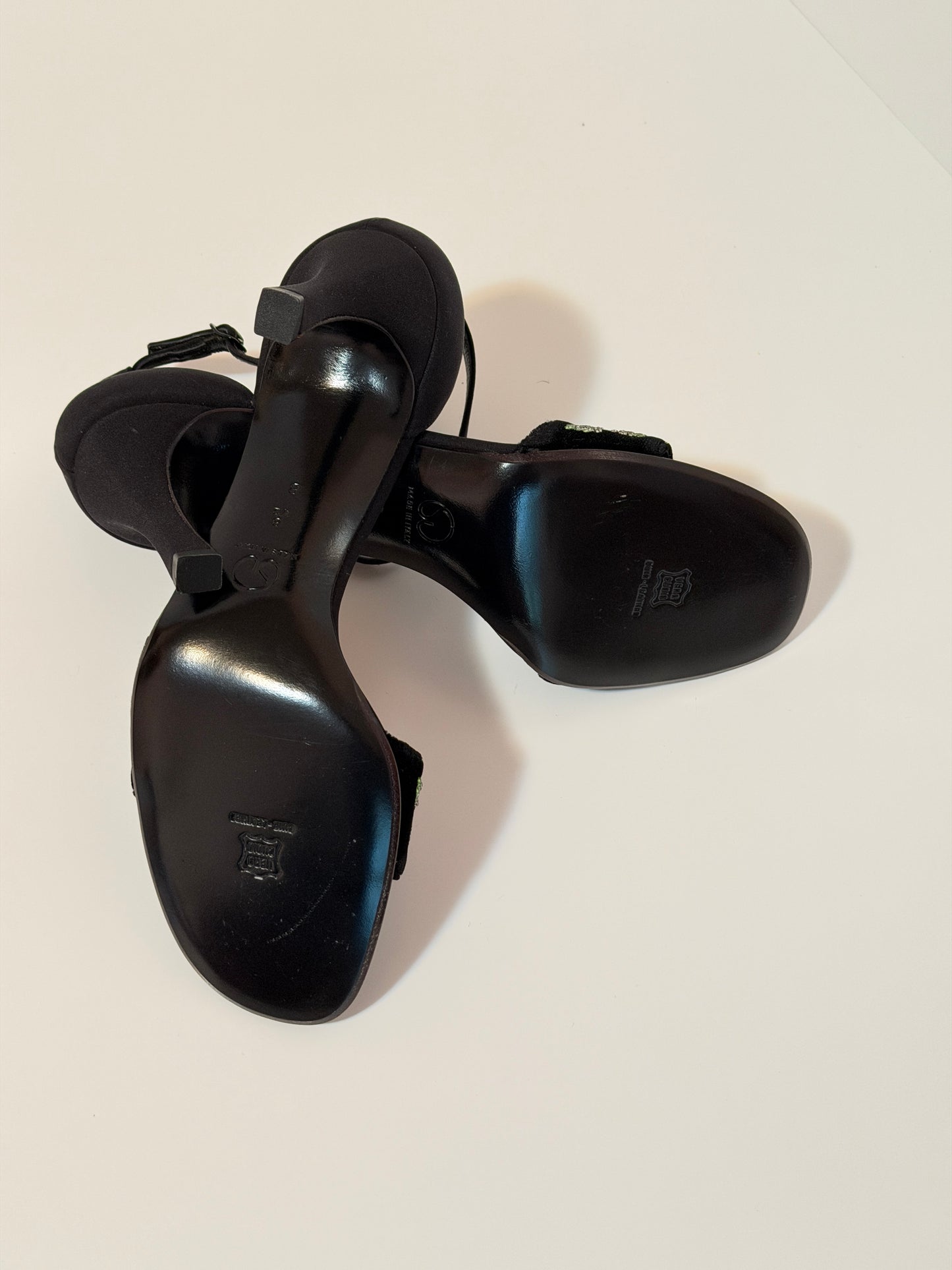St. John velvet sequin sandals - size 8.5