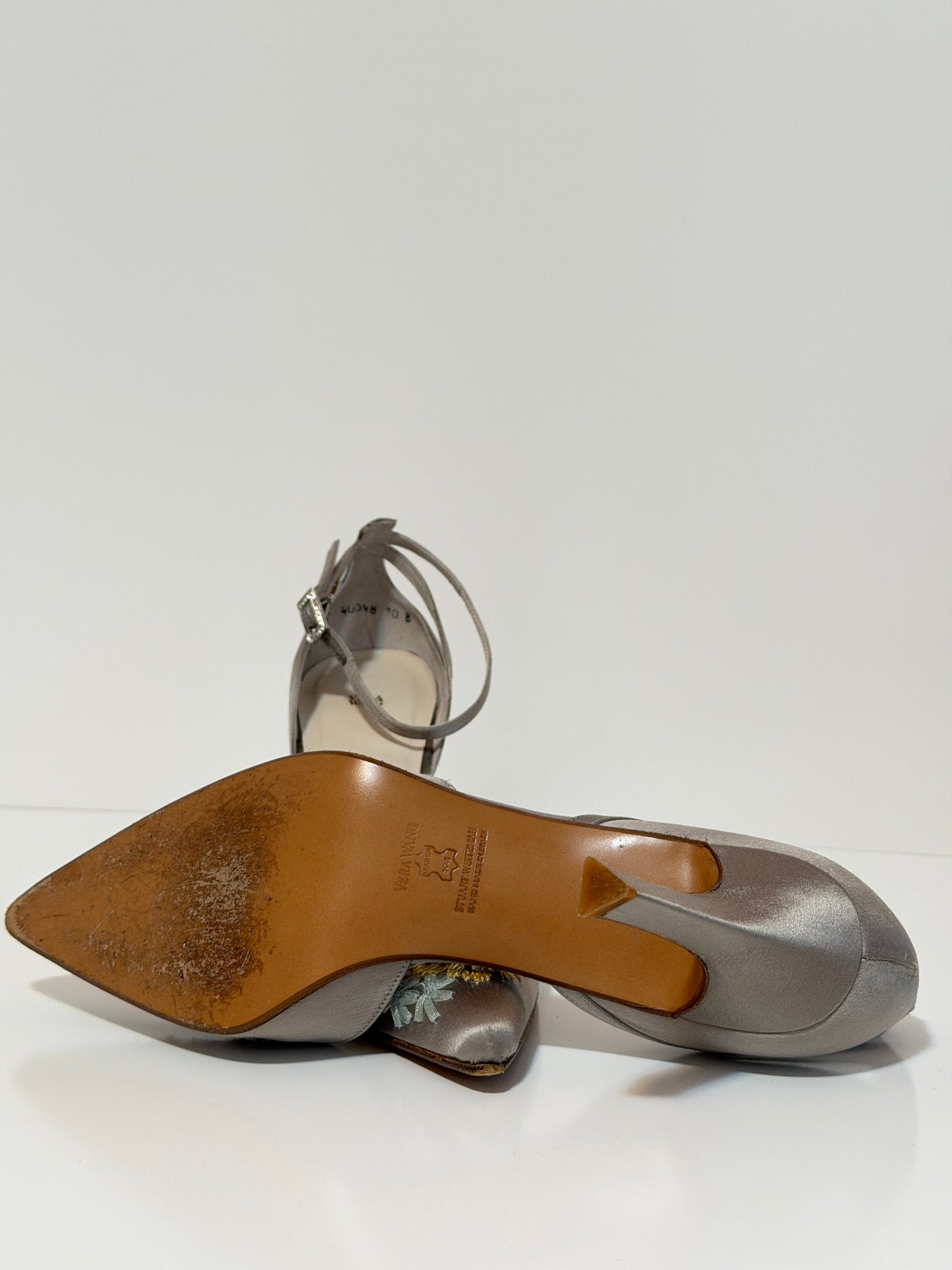 Vera Wang x Stuart Weitzman floral heels - size 10